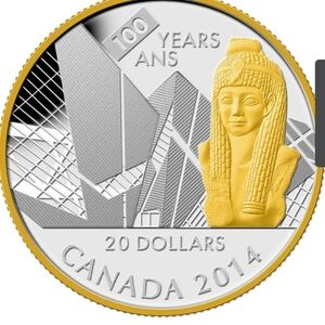 2014 RCM $20 The Royal Ontario Museum, 100th Anniversary - Pure Silver Coin